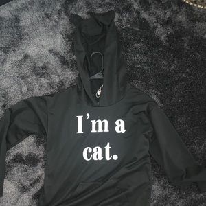 I am a cat Hoodie with Ears
